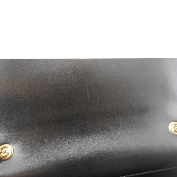 Yves Saint Laurent  Kate Python Leather Chain Crossbody Bag Black - Picture 13 of 16